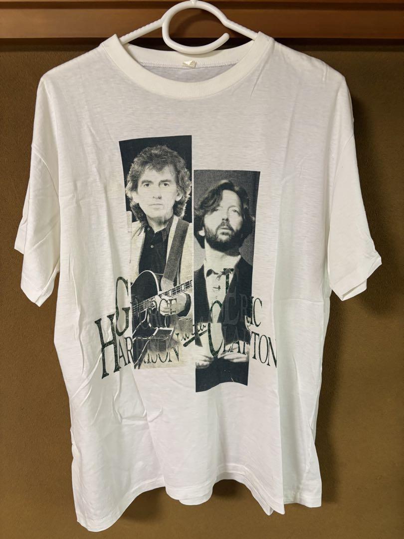 

[USED] 1991 Eric Clapton & George Harrison T-shirt, size L, The Beatles