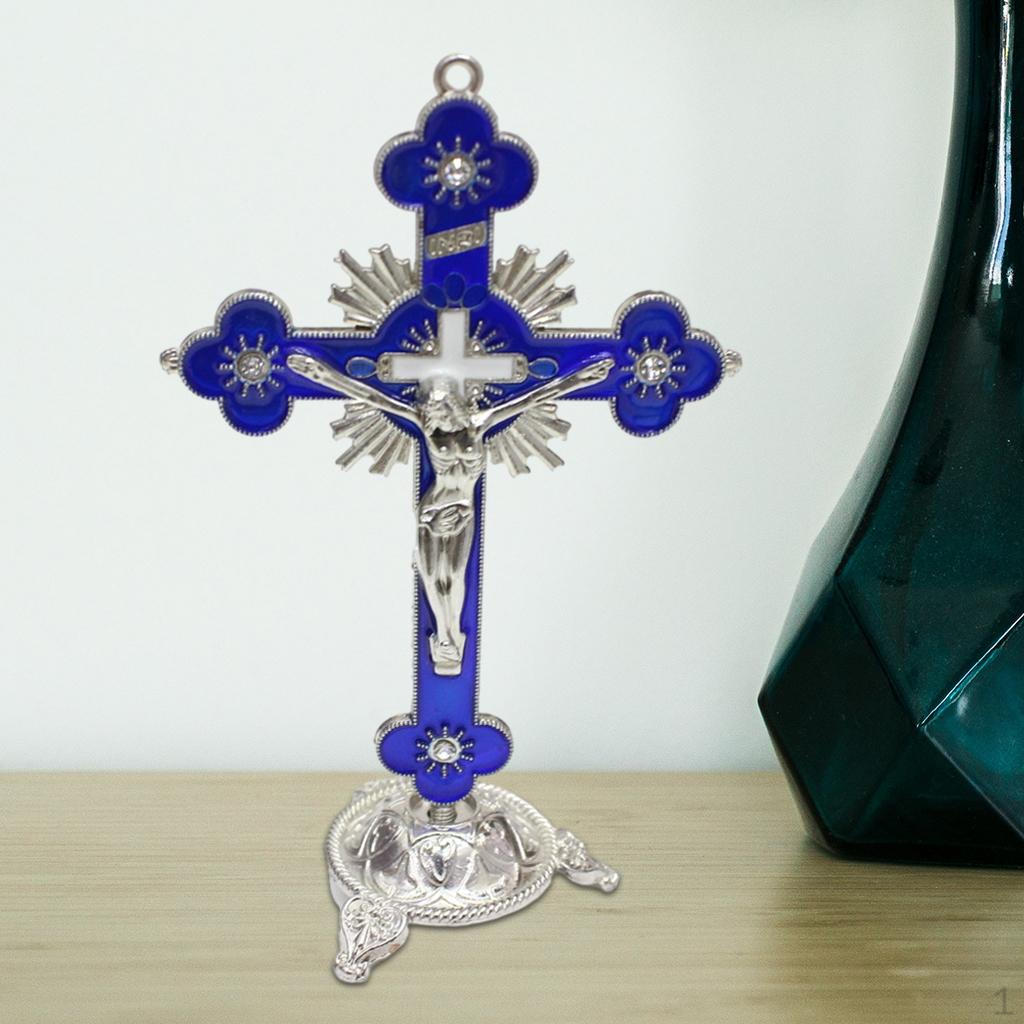 Crucifix Wall Sculpture for Ornament Collectible Gift