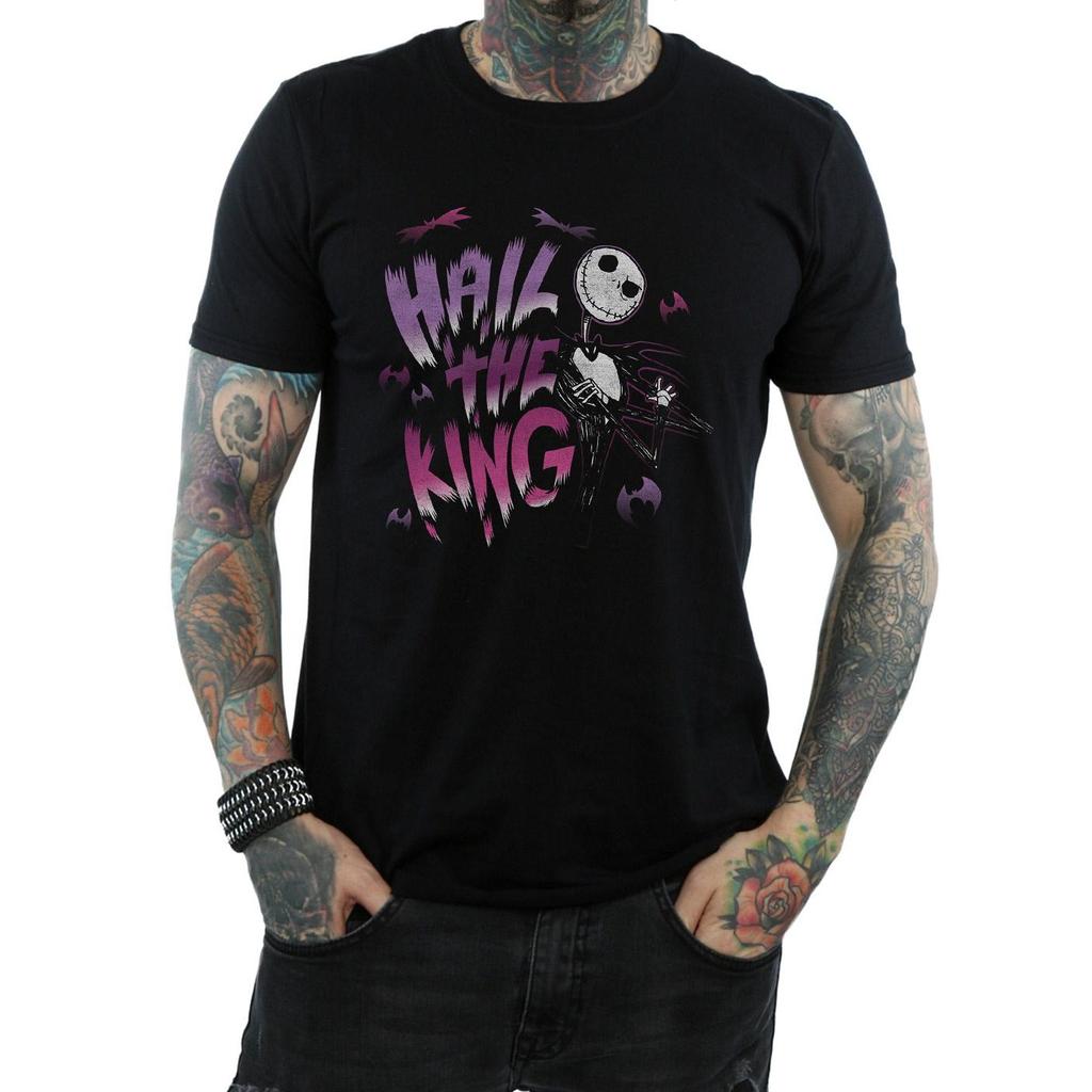 Disney Mens Nightmare Before Christmas Hail The King T-Shirt