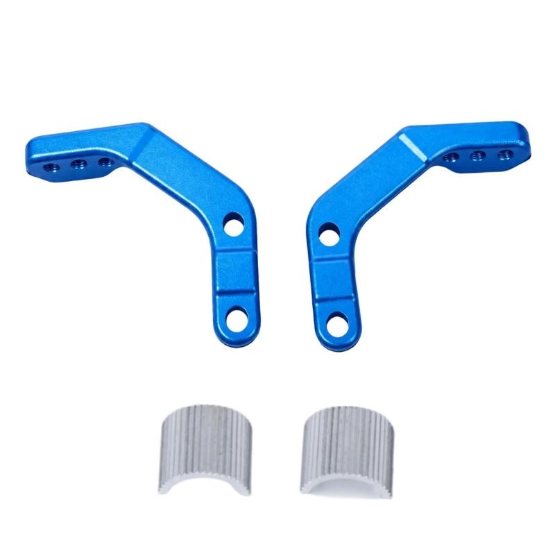2-Bracket Motorcycle Handguard Mounting Set, Aluminum Construction with Left and Right Connection Points for Installation
