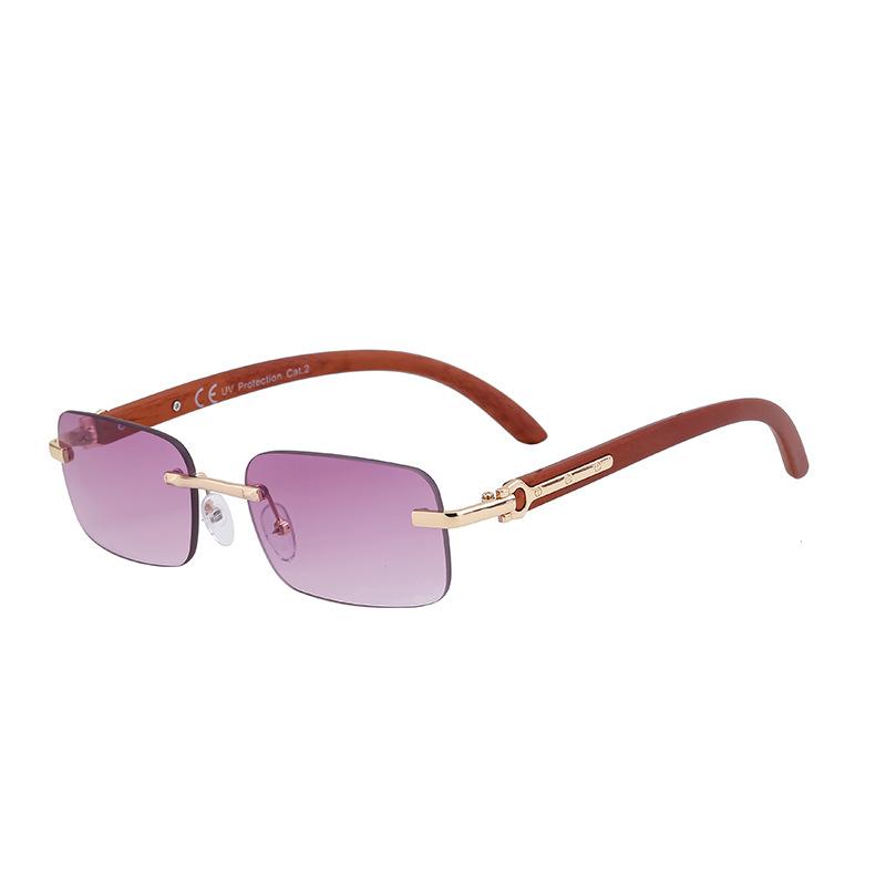 JYL TS Women's Retro Small-Frame Rimless - Trendy Fashion Sun Eyewear LB7838 ZZC-160053