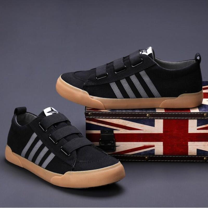 Classic Canvas Shoes Men Flat Shoes Men's Vulcanized Sneakers Shoes Spring Couple Student Casual Lace-up Zapatos Hombre