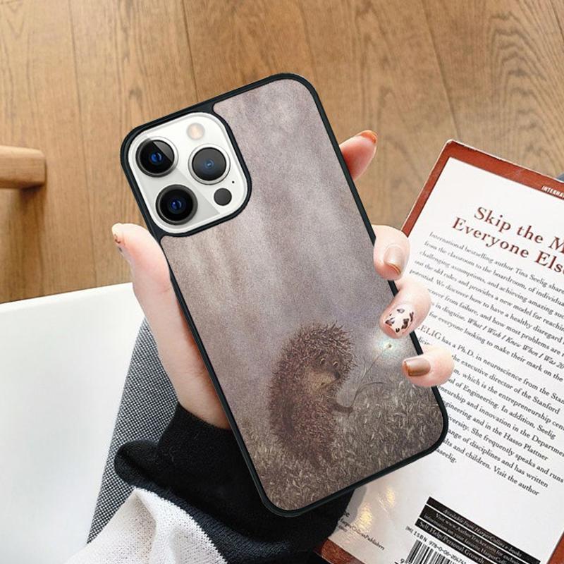 Hedgehog in the Fog Phone Case cover For iPhone 17 Air 14 13 15 16 16e Pro Max Coque 12 11 Pro Max For Apple PLUS fundas