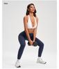 European & American V-neck Halter Backless Wire-free Sports Bra YG-1005