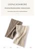 Unisex 100% Pure Cashmere Cable Knit Neck Warmer - Stylish, Solid-Color, Cozy Gaiter for Autumn & Winter.