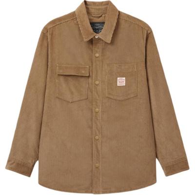 Levis Locker Cordkragen Langarmhemd Herrenhemden Kamel A8582-0001