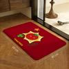 Cartoon Tomato Pattern Entrance Door Mat Nordic Style Home Doormat Bathroom-Toilet Mats Bedroom Hotel Decor Mat