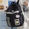 Schoolbag High-value Cute Girl Backpack Japanese Junior and High School Students Large-capacity Schoolbag Pain Bag Going Out Versatile Backpack