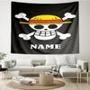 Custom Name One Piece Print Tapestry, Backdrop, Easy Setup, Ideal for Bedroom, Office & Living Room, with Aesthetic Wall Hanging Decor.
