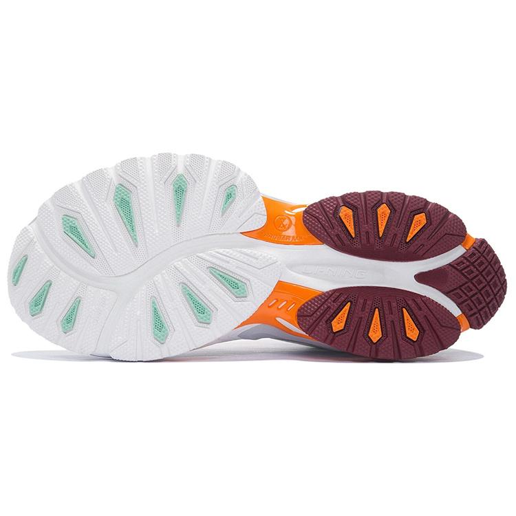 Li Ning Textile, Synthetic Leather Fashion Cushioning Slip Resistant Abrasion Resistant Low top Casual Shoes Women's AZGS026-3