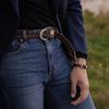 Allclassic Alcbc001 Ac Signature Bracelet W_Brown (Silver)
