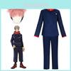 Authentic Jujutsu Kaisen Yuji Itadori Cosplay Costume For Men And Women With Wig
