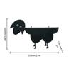Metal Sheep Toilet Paper Roll Holder Wall Mounted Free Standing Toilet Roll Holder Hold Up To 7 Rolls Toilet Paper Stand Shelf