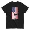 Patriotic Figure Skater American Flag Skating T Shirt