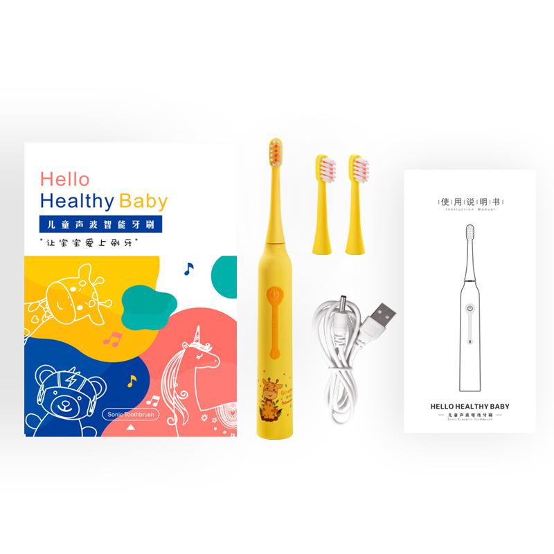 Children's Maglev Electric Toothbrush Soft Bristle Brush Baby Smart Charging Waterproof Toothbrush Oral Cleaning