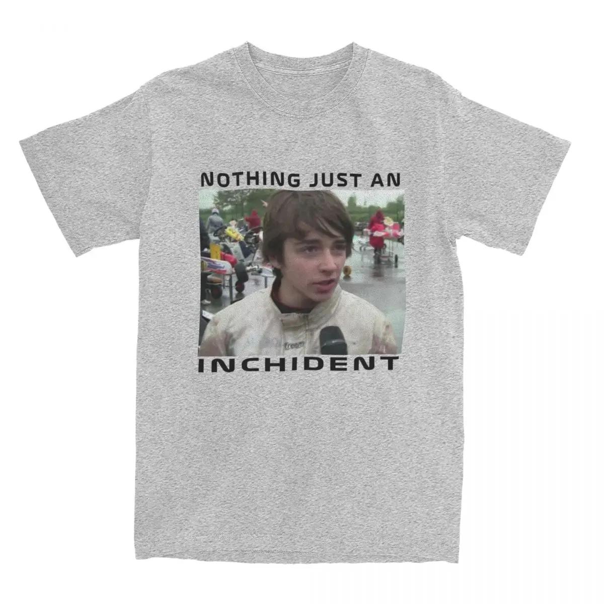

Приголомшливі футболки Just An Inchident Charles Leclerc для чоловіків жінок Чисті футболки Сорочка з принтом Одяг M сірий колір