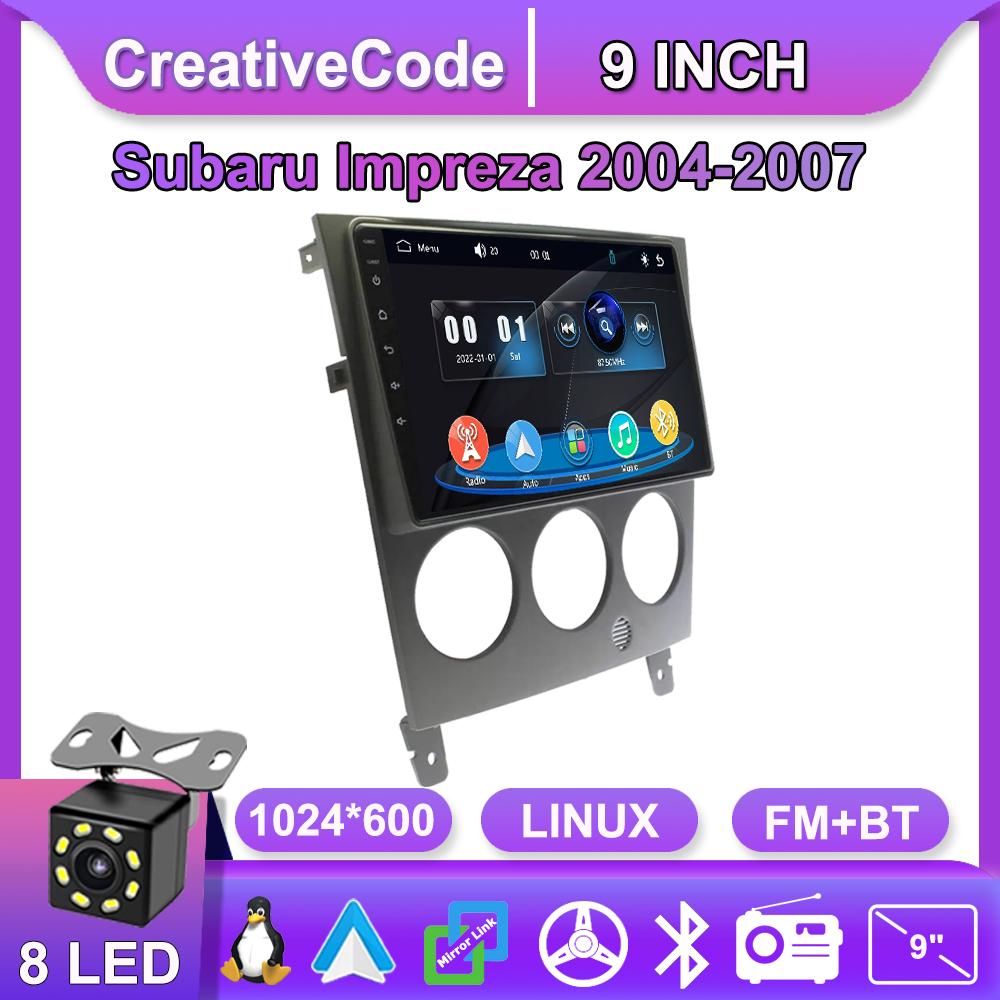 

Car Radio Multimedia MP5 Player Head Unit Stereo BT For Subaru Impreza 2004-2007 серый