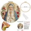 1Pc 20X20Cm Religion Embroidery Starter Kit Diy Kit Diy Embroidery Kit Manualidades Sewing Art