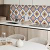 Self-Adhesive Vinyl Panel With Print 100x50 cm Geometric Pattern with Circles