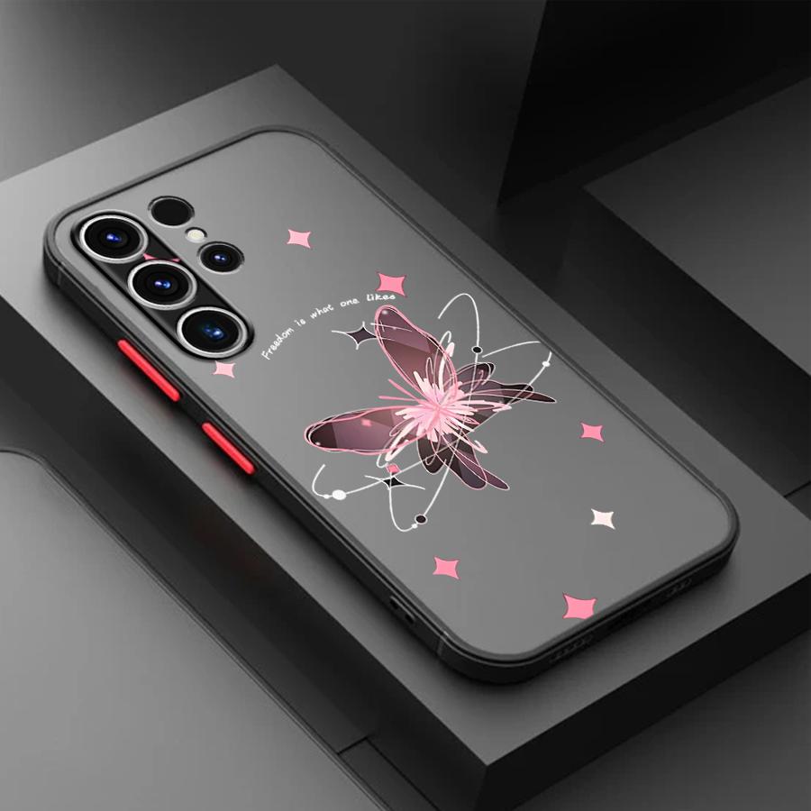 Beautiful Butterfly Art Funda Back Phone Cover Case for Samsung Galaxy S21 S25 Ultra Note 20 Ultra 10+ S22 S24 Plus S20 FE S23
