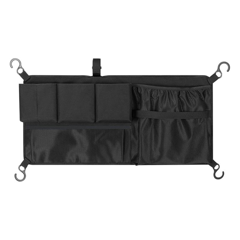

Strollers Wagon Cargo Net for Wagon Accessories, Foldable Mesh Cargo Net Organizers Bag with Sorting Pockets for Storage 1 чорний