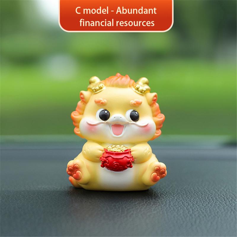 Niedliche Wackelkopffiguren Robuste Gemütliche Heimdekoration Tierkreiszeichen Einfach zu tragen Solide Dekorationsornamente Autoornamente