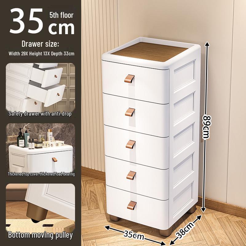 Szafka wielowarstwowa z wąską szczeliną i szufladami o wymiarach 18/25/30 cm do kuchni i łazienki