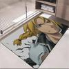 ANIME F-Fullmetal Alchemist Floor Mat Absorbent Floor Mat Non-Slip Entrance Rug for Bathrooms Restrooms and Toilets
