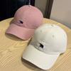 New Polar Bear Embroidered Baseball Cap for Women and Men, High-quality, Wide-brimmed, Face-slimming, Soft-top Cap for Couples, Suitable for Spring