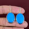 Sleeping Beauty Turquoise Earring 925 Sterling Silver Earring Handmade Jewelry Natural Gemstone Drop Earrings Elegant Jewelry Gifts for Her