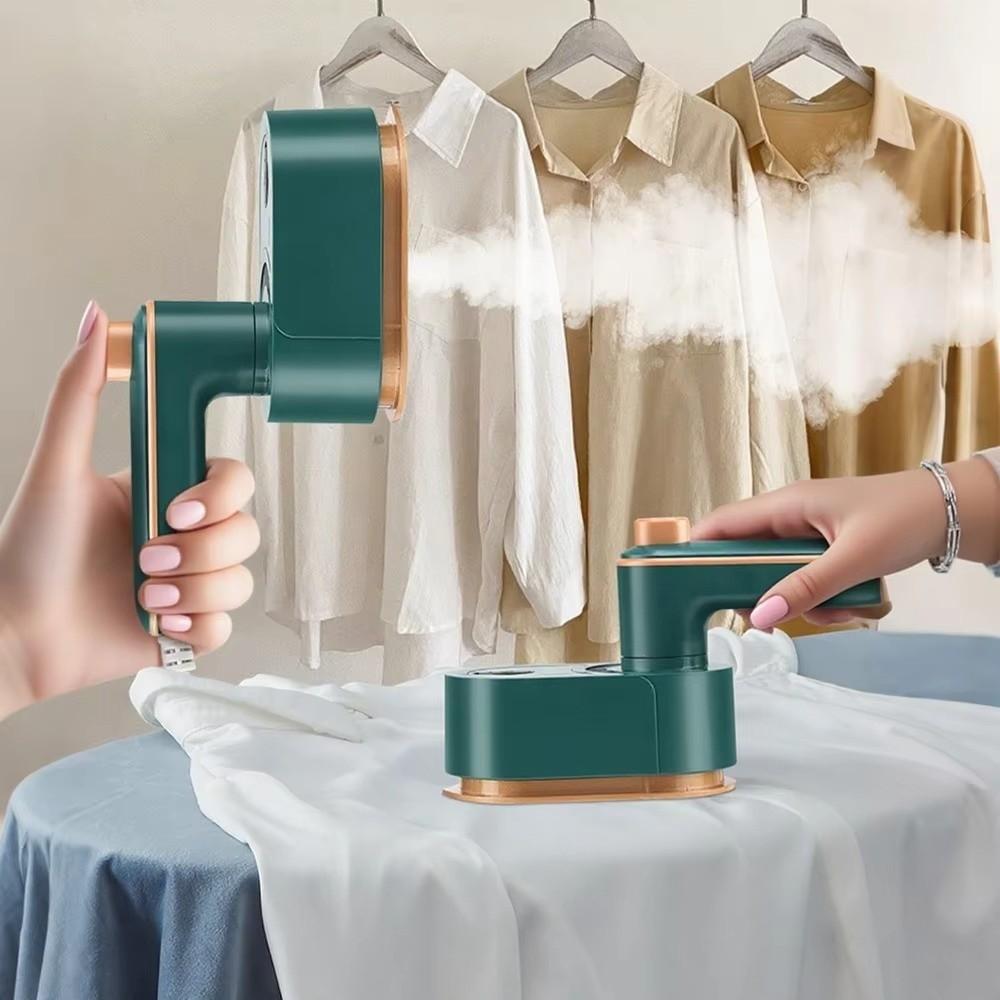 Foldable Mini Ironing Machine Wet Dry Function Garment Steamer Handheld Steam Iron  Home Use
