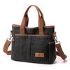 Multi-pocket Casual Canvas Bag with Large Capacity, Korean Style, Light Luxury, Versatile Messenger Bag, Commuting Shoulder Bag