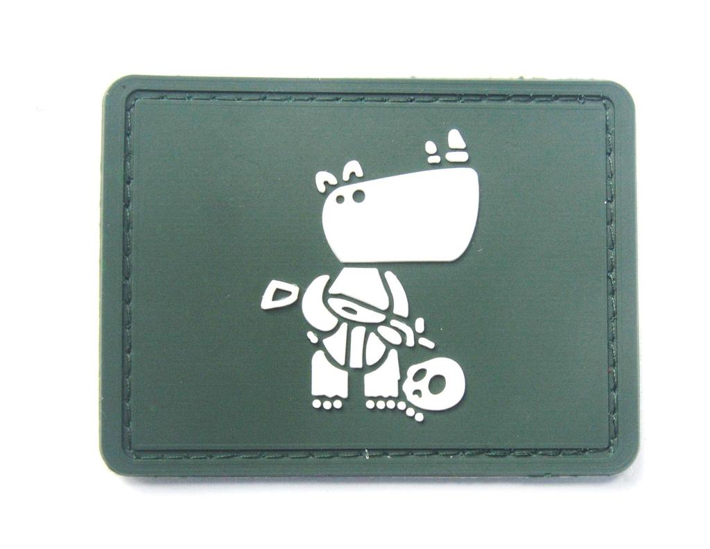 Bear Rhino Frog Seal Velcro PVC Morale Patch for Armband