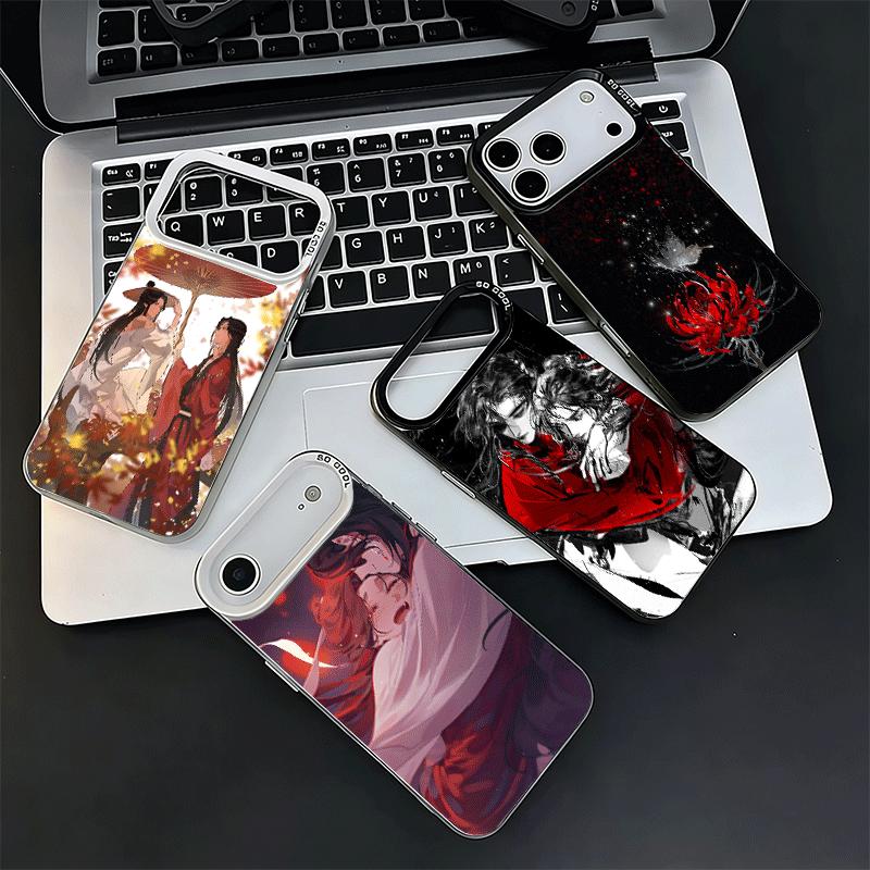 Heaven Official's Blessing Anime Soft Phone Case for iPhone 15 16 17 Pro Max 17Air 16E 14 Plus 13 12 Mini Shockproof Cover Back