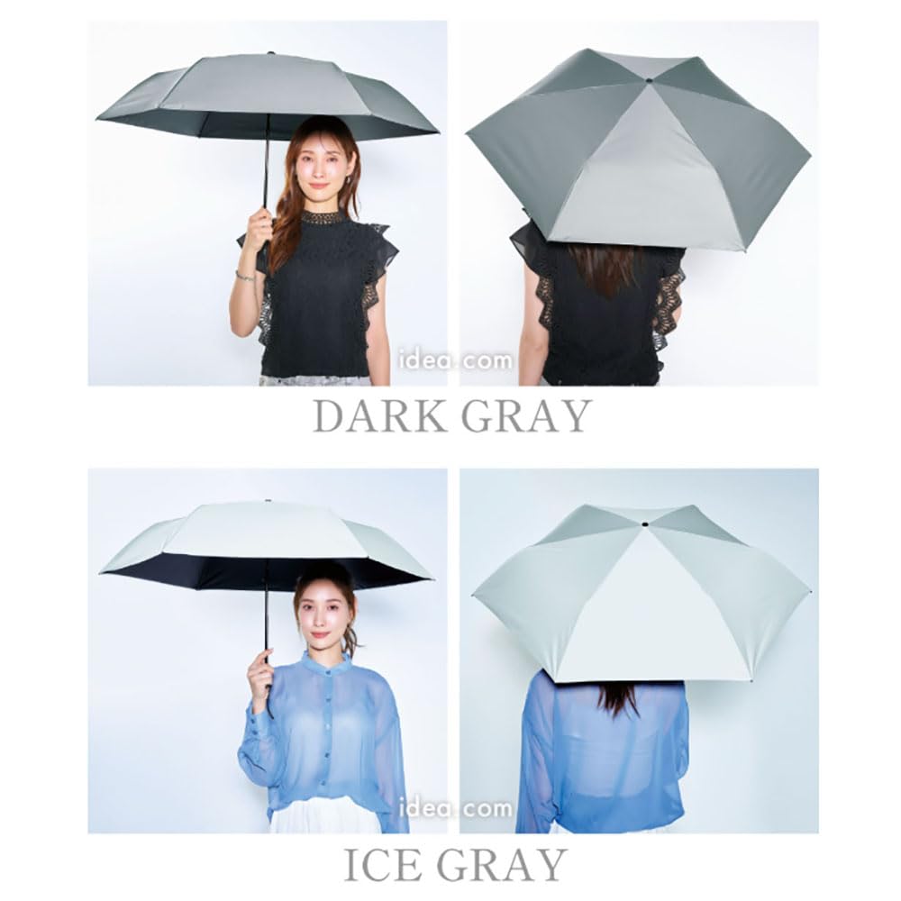 Cogit Sunblock Lab Parasol 2026 Fabric for Extreme Heat UV Light Ray Foldable Cool Ice #Matte - Lightweight! Thin, Light-blocking Protection. 99% Cut,