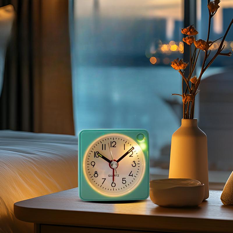 Travel Student Mini Alarm Clock Bedside Alarm Clock Mute Clock Personalized Clock Pocket Clock