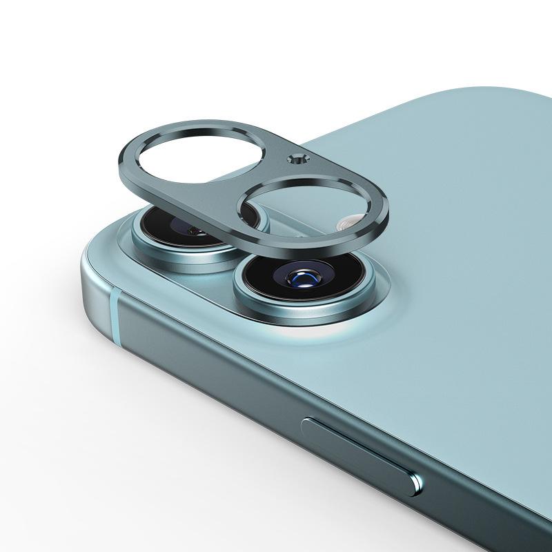 Do iPhone'a 16 Pro Max / 16 Plus Metalowy pierścień ochronny na obiektyw tylnego aparatu