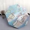1pc Cinnamoroll Flying Fantasy: Automatic Opening/Closing Umbrella with Portable Tri-Fold Design, 8-Bone Iron Frame Outdoor Umbrella, Perfect Festival