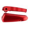 Pair Rear Foot Pegs Pedal Pad Motorcycle Folding Footrest Fit for Vespa GT GTS GTVRed