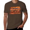 Bacon Rashers T-Shirt Blouse Plus Sizes Short Sleeve Tee T-shirts for Men Cotton