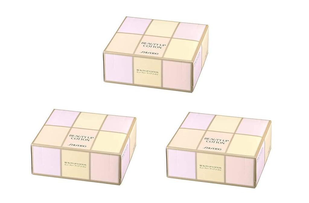 Shiseido Beauty Up Cotton F 108 pieces 3 piece set