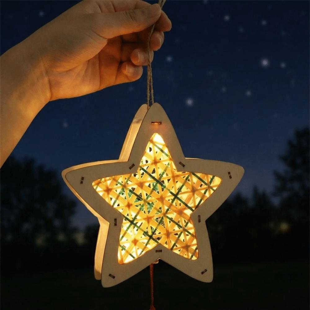 Handheld Mid-Autumn Festival Lantern DIY Material Kit Handmade Lantern Mid-Autumn Festival