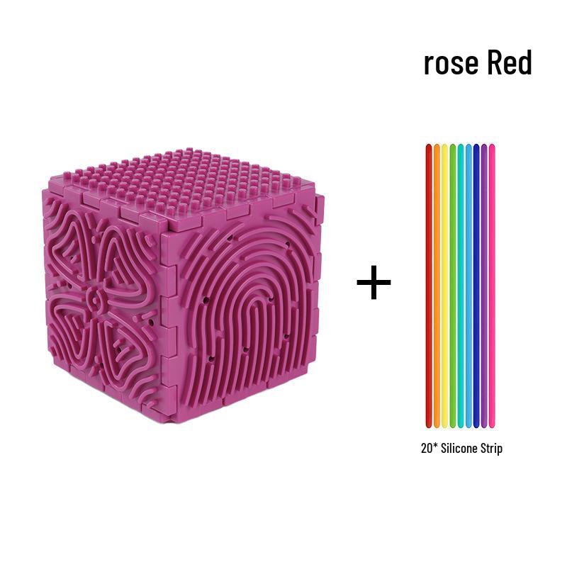 3D Sensory Rubik's Cube Decompression Puzzle - Official Silicone DIY Educational Toy