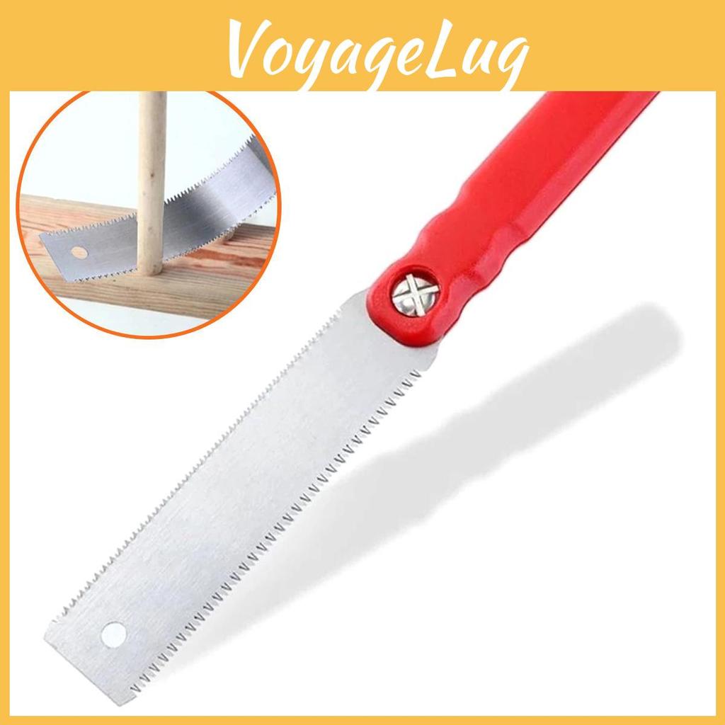 Double Inch Saw Hand 118 Edged Japanese Pull Saw Metal Pull Saw 65mn Flexible Blade Tenon 3 Side Grinding Teeth Portable Tool