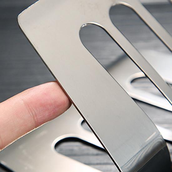 Toasterständer Lebensmittelqualität Rostfrei Edelstahl Toasterständer Mehrere Schlitze Brotständer Gadget Küchenzubehör