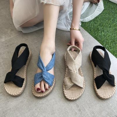 Sommer Damen Schuhe Neue Mode Komfort Sandalen Anti Rutsch Einfach Urlaub Flachschuh Leicht Klassisch Atmungsaktiv Hausschuhe Strand