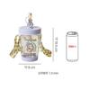 daiso korea Disney Animals Decorative Strap Straw Cup 500ml