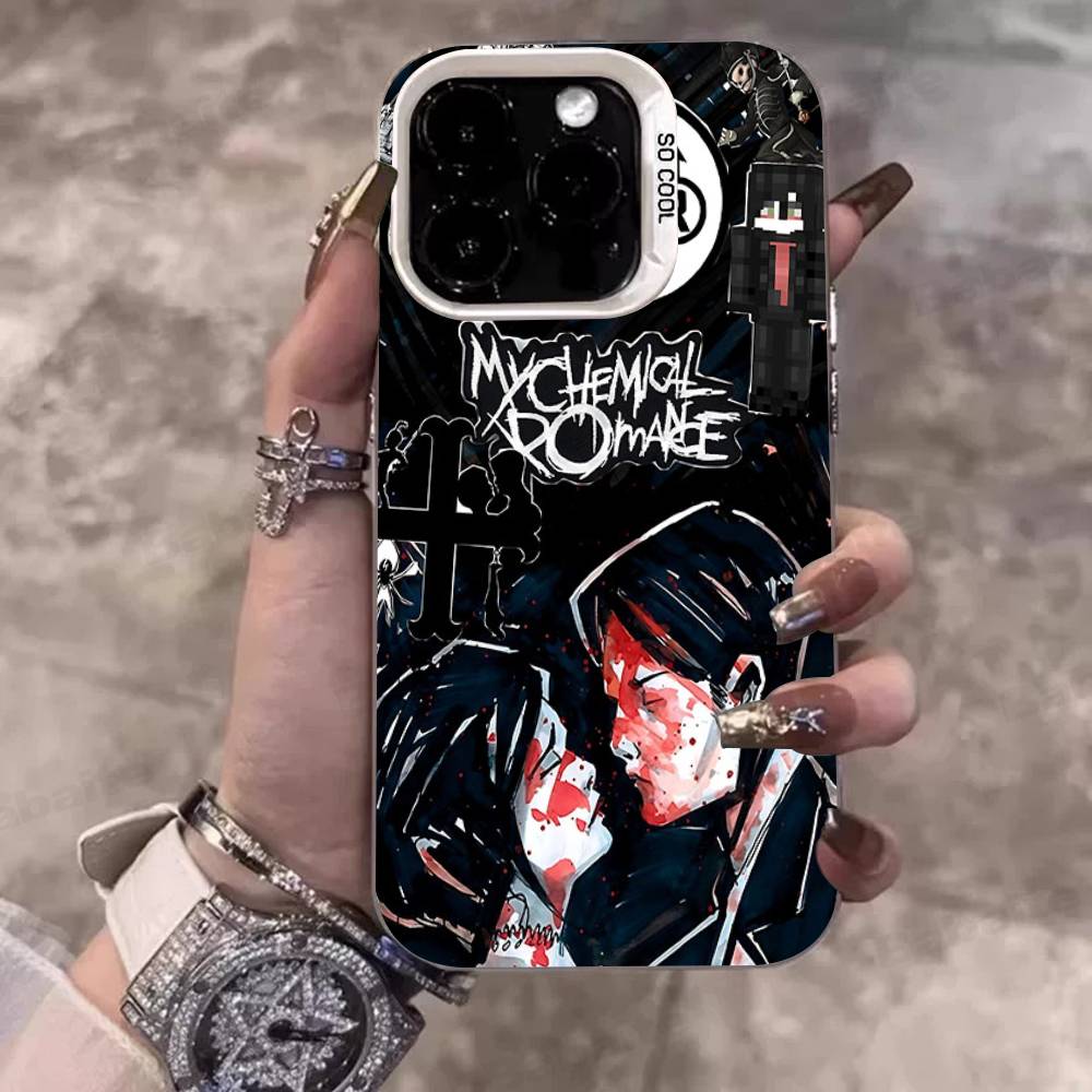 

Rock Band M-My C-Chemical R-Romance Для IPhone 17 Pro Max 17 Air 16 Pro 15 14 13 12 11 Цвет Матовый Защитный Чехол для Телефона iPhone 16 plus