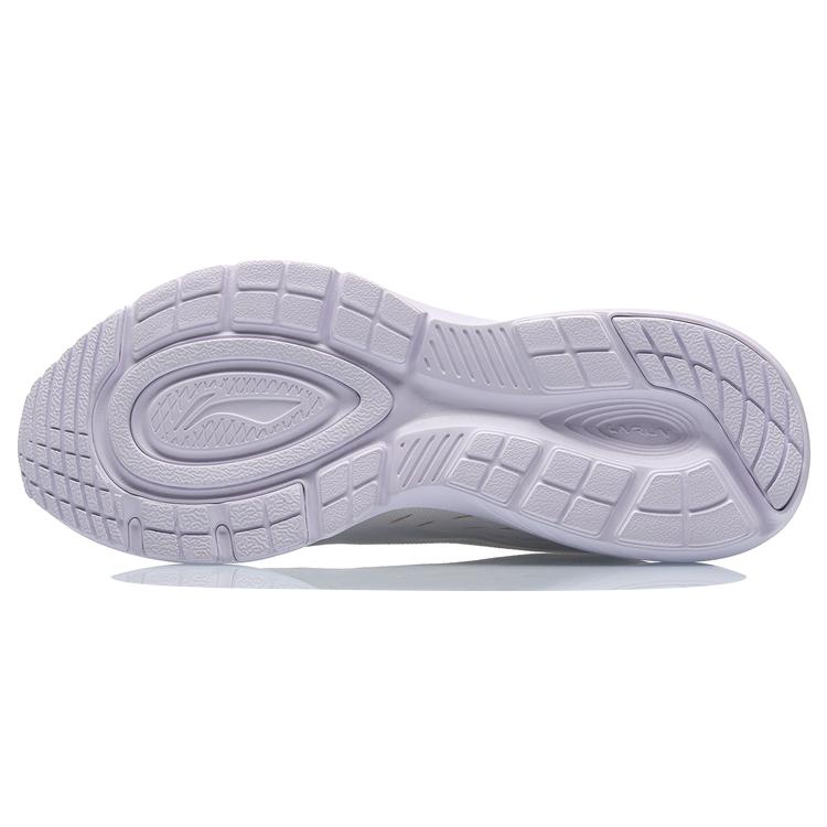 New LiNing Slip Resistant Cushioning Low Top Running Shoes Women's White Orange ARHR140-3