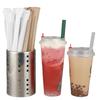 Große, einzeln verpackte Bubble Tea Strohhalme aus Zuckerrohr-Pulp